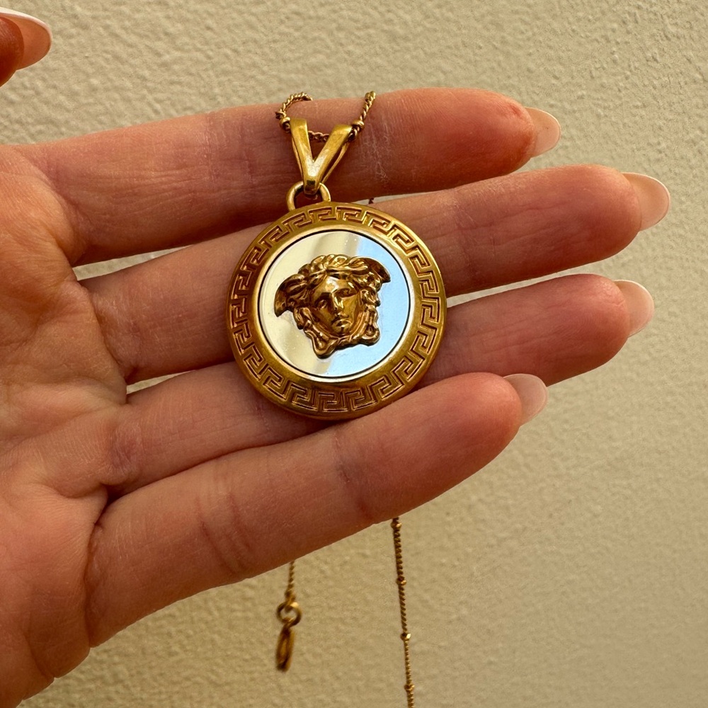 COPY - VERSACE
Gold & Silver Icon Medusa Necklace